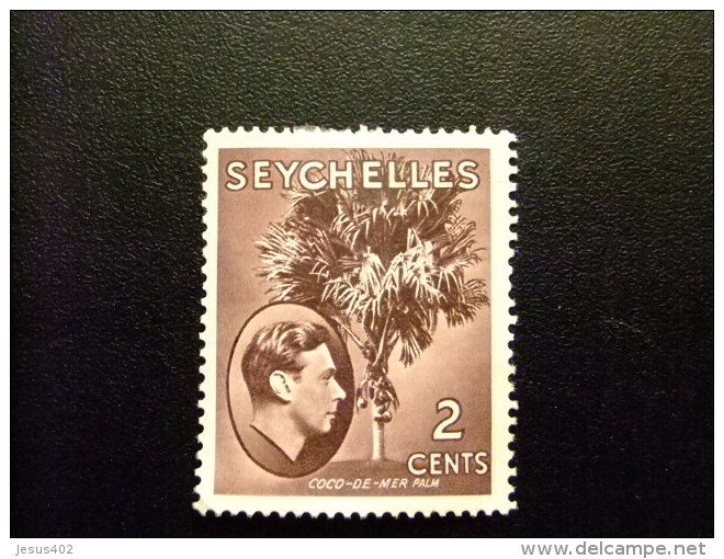 SEYCHELLES 1938 Yvert N&ordm; 118 &ordm; FU - GEORGE VI - SG N&ordm; 135 &ordm; FU - Seychelles (...-1976)