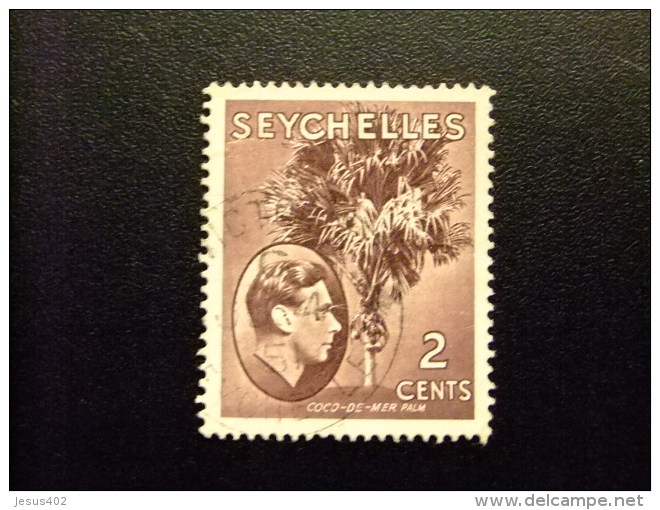 SEYCHELLES 1938 Yvert N&ordm; 118 &ordm; FU - GEORGE VI - SG N&ordm; 135 &ordm; FU - Seychelles (...-1976)