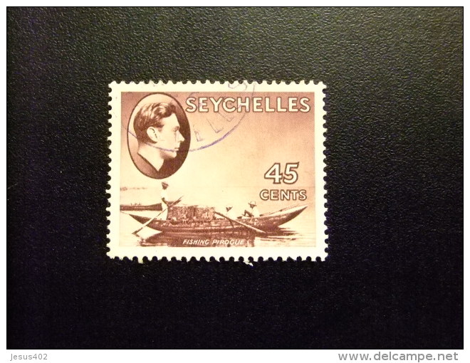 SEYCHELLES 1938 Yvert N&ordm; 126 &ordm; FU - GEORGE VI - SG N&ordm; 143 &ordm; FU - Seychelles (...-1976)