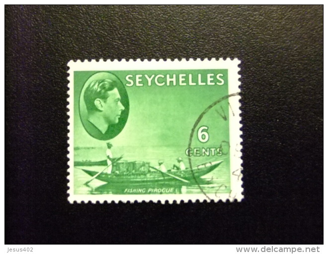 SEYCHELLES 1941 Yvert N&ordm; 134 &ordm; FU - GEORGE VI - SG N&ordm; 137 A &ordm; FU - Seychellen (...-1976)