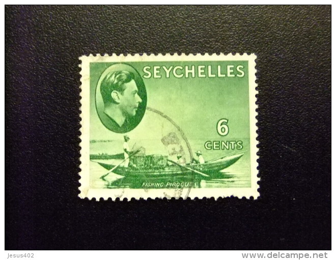 SEYCHELLES 1941 Yvert N&ordm; 134 &ordm; FU - GEORGE VI - SG N&ordm; 137 A &ordm; FU - Seychelles (...-1976)