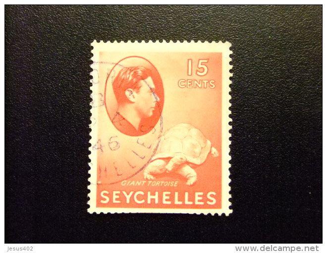 SEYCHELLES 1941 Yvert N&ordm; 136 &ordm; FU - GEORGE VI - SG N&ordm; 139 A &ordm; FU - Seychelles (...-1976)