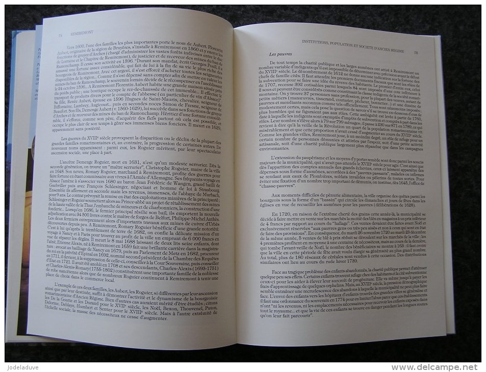 REMIREMONT Histoire de la Ville et de son Abbaye Gérard L Régionalisme Vie Religieuse Guerre Chapitre Dames Politique