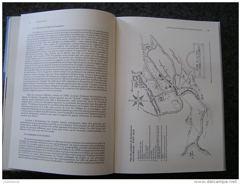REMIREMONT Histoire de la Ville et de son Abbaye Gérard L Régionalisme Vie Religieuse Guerre Chapitre Dames Politique