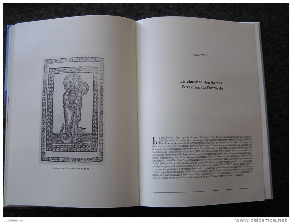 REMIREMONT Histoire de la Ville et de son Abbaye Gérard L Régionalisme Vie Religieuse Guerre Chapitre Dames Politique