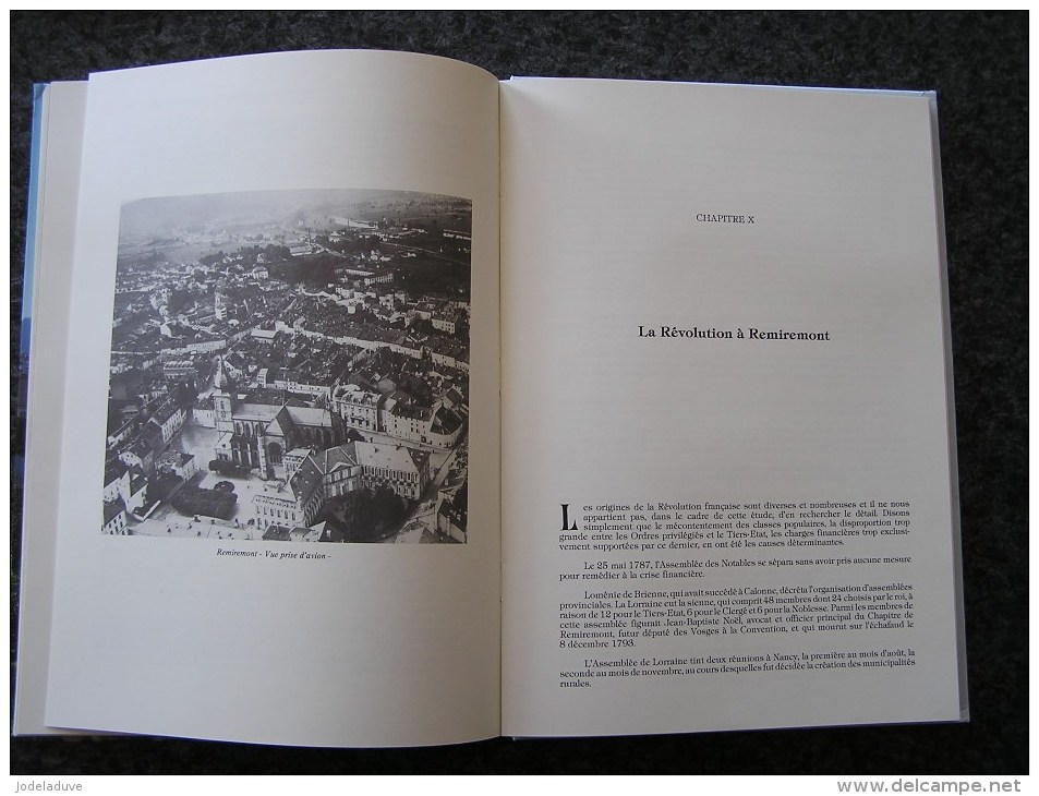 REMIREMONT Histoire de la Ville et de son Abbaye Gérard L Régionalisme Vie Religieuse Guerre Chapitre Dames Politique