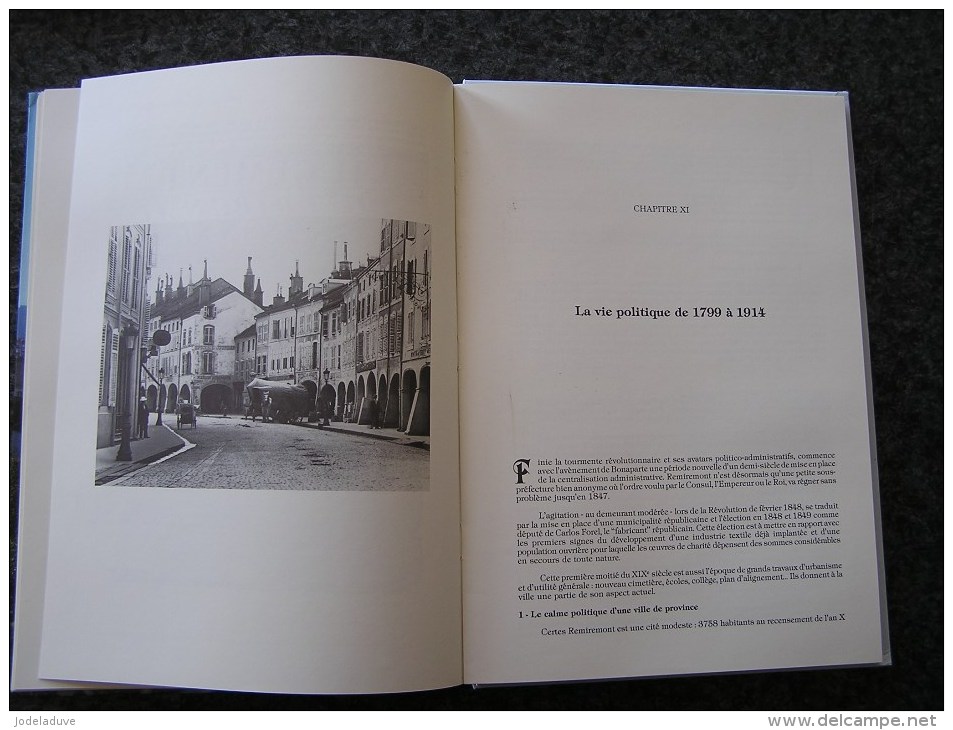 REMIREMONT Histoire de la Ville et de son Abbaye Gérard L Régionalisme Vie Religieuse Guerre Chapitre Dames Politique