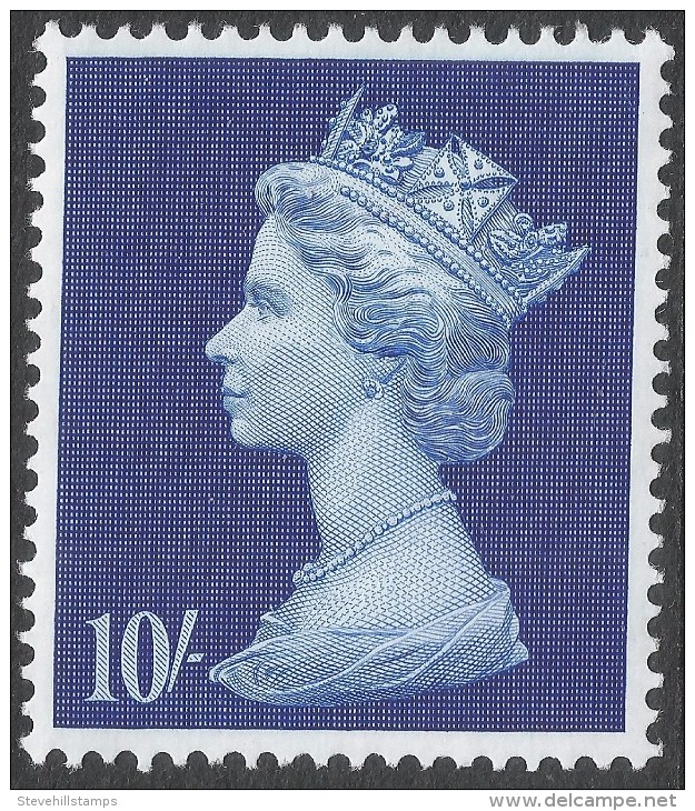 Great Britain. 1969 QEII. Machin High Value. 10/- MH. SG 789 - Machins