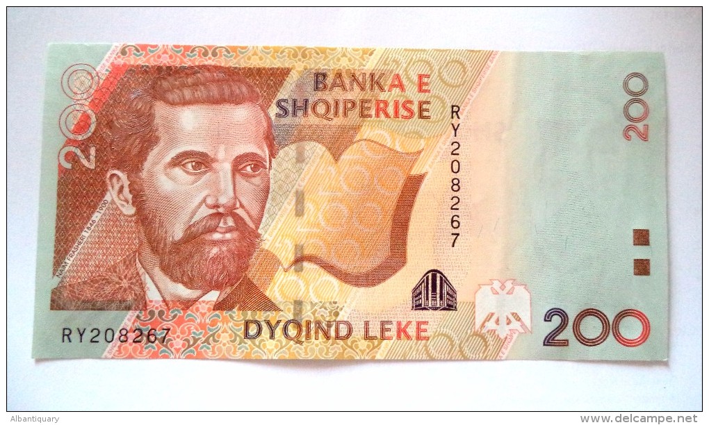 Albania 200 Lek Paper Money Of 2012. PICK#71. UNC - Albania