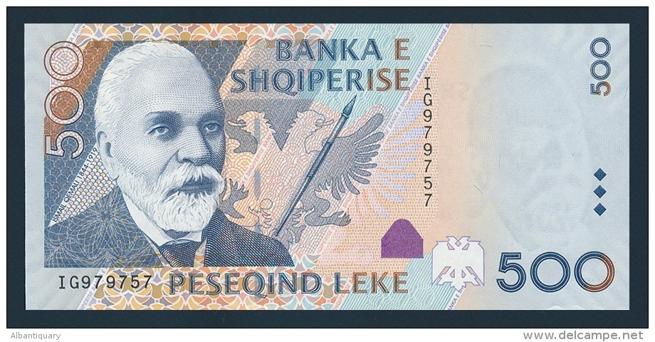 Albania 500 Leke Paper Money, Banknote Of 2007, Pick 72. UNC - Albanië