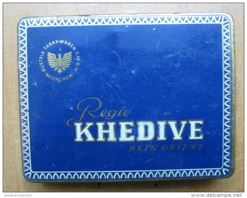 AC - REGIE KHEDIVE REIN ORIENT 20 CIGARETTES EMPTY TIN BOX - Schnupftabakdosen (leer)