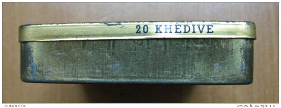 AC - REGIE KHEDIVE REIN ORIENT 20 CIGARETTES EMPTY TIN BOX - Schnupftabakdosen (leer)