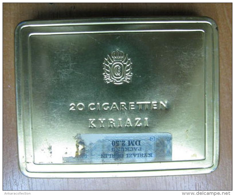 AC - KYRIAZI FRERES CAIRO EGYPTICA 20 CIGARETTS EMPTY TIN BOX