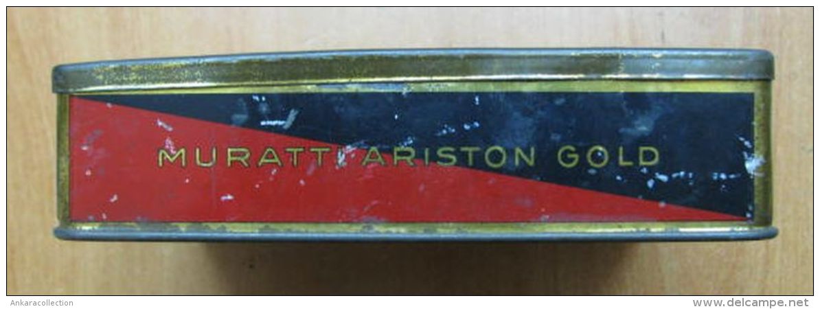 AC - MURATTI ARISTON GOLD 100 CIGARETTES EMPTY TIN BOX