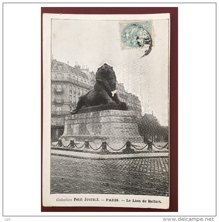Collection Petit Journal  Paris  Le Lion De Belfort - Statues