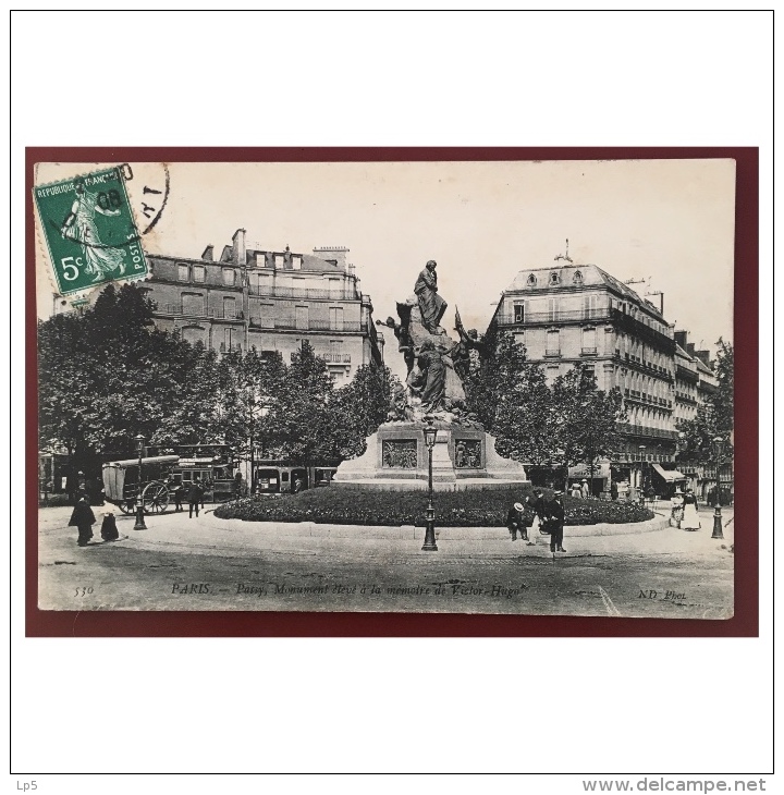 Paris  Passy  Monument élevé à La Mémoire De Victor Hugo - Statues