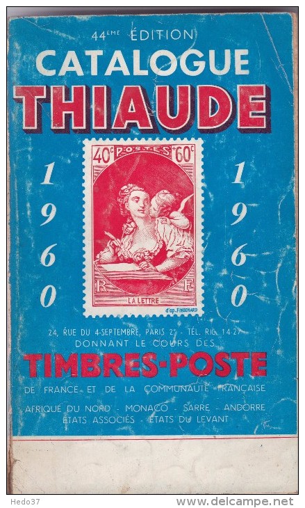 Thiaude 1960  - 296 Pages - Francia