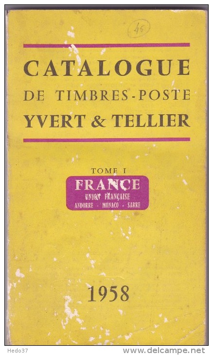 Yvert Et Tellier 1958  - 400 Pages - Frankreich