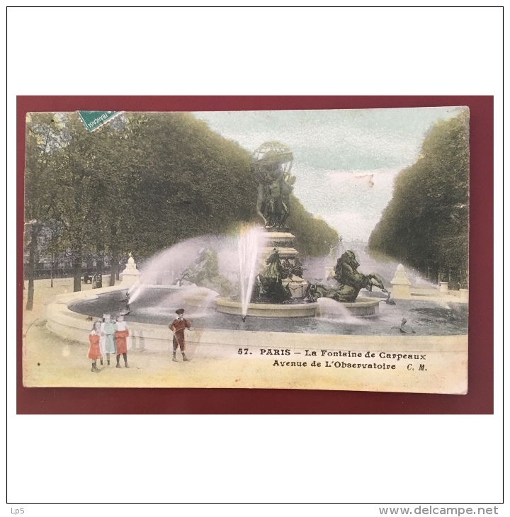 Paris  La Fontaine De Carpeaux  Avenue De L' Observatoire  57  CM - Statuen