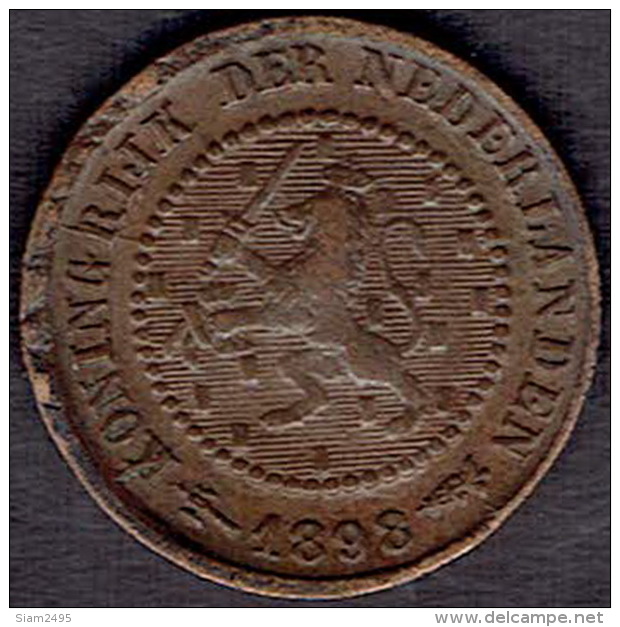 Netherlands, ½ Cent 1898 - 0.5 Cent