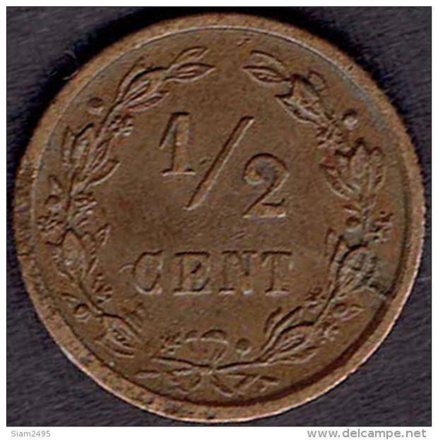 Netherlands, ½ Cent 1898 - 0.5 Cent