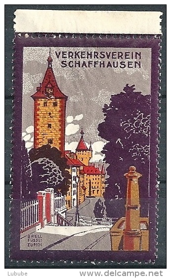 Vignette  "Verkehrsverein Schaffhausen"         Ca. 1920 - Sonstige & Ohne Zuordnung