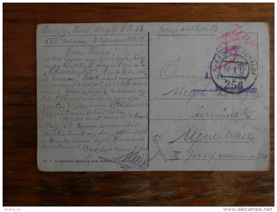 Lwow Lemberg Mit Kuk Fldpost 1917 - Ukraine