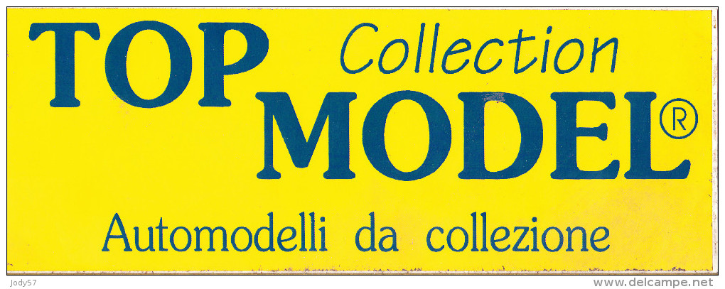 ADESIVO - STICKER - TOP MODEL COLLECTION - Altri & Non Classificati