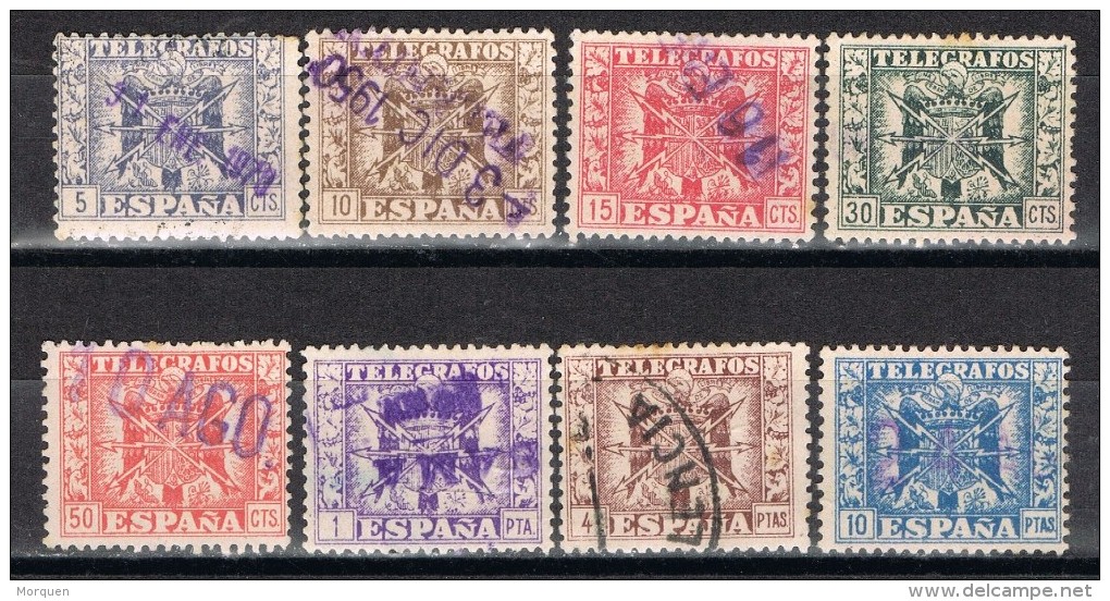 Serie Completa Telegrafos España 1949, Edifil Num 85-92 º - Telegramas