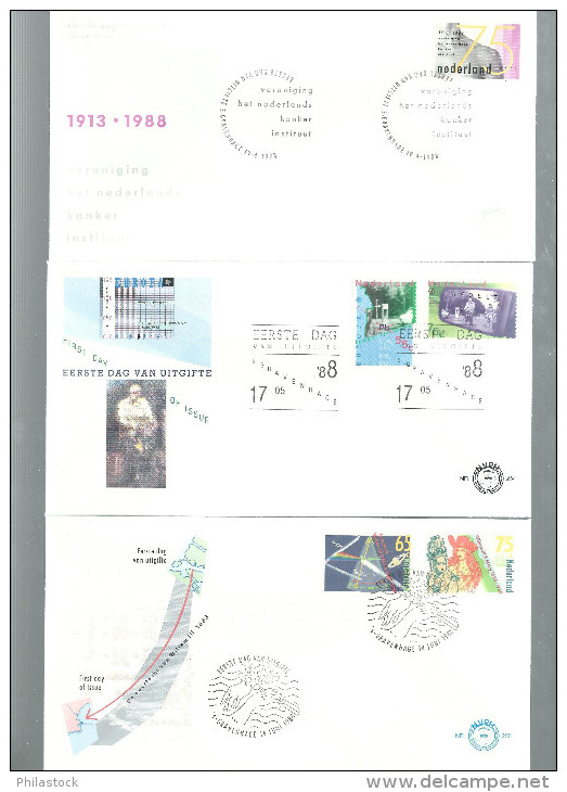 PAYS BAS Année 1988 En FDC  (12 Env.) - FDC