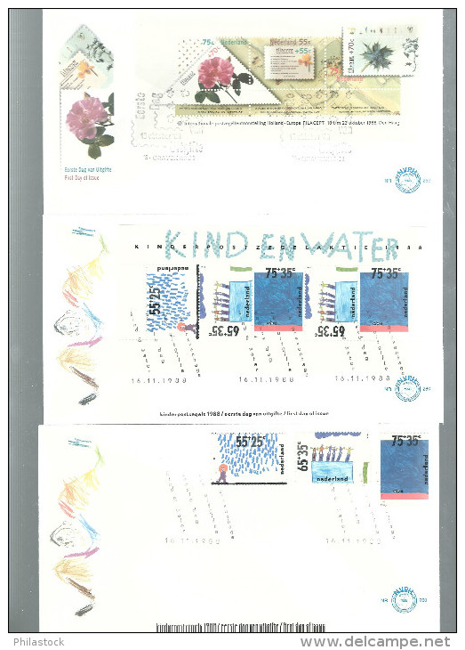 PAYS BAS Année 1988 En FDC  (12 Env.) - FDC