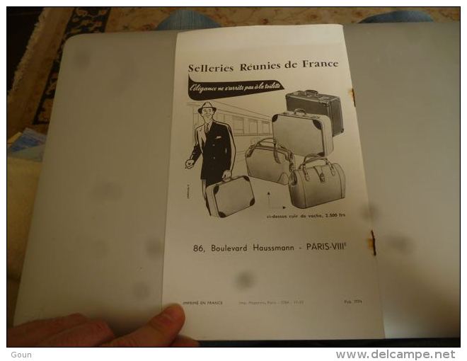 CB9 LC146 Choix Des Stations Pour Sports D'hiver Présentées Par Les Agences De Voyages Wagons Lits Cook 1955-6 - Chemin De Fer