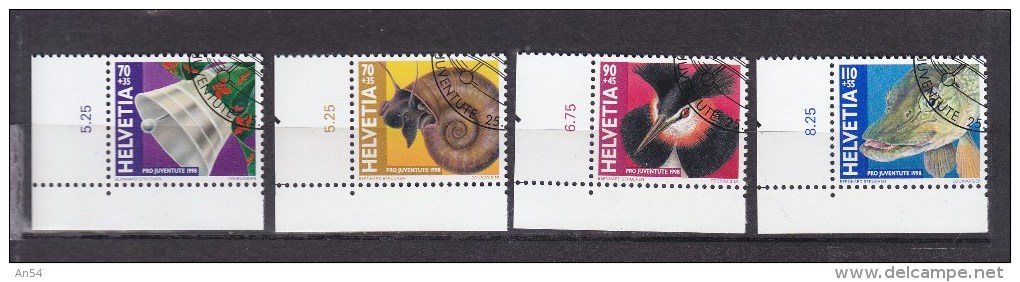 LOT  PJ 1995 à 1998     OBLITERES  CATALOGUE ZUMSTEIN   VENTE A 15% DU PRIX CATALOGUE - Used Stamps