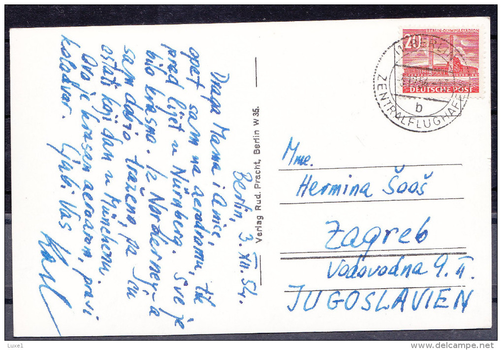 GERMANY , BERLIN , COLD WAR , OLD POSTCARD - Brandenburger Door