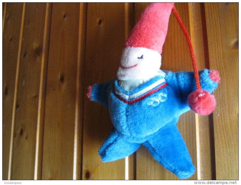 Mascotte En Peluche Des Jeux Olympiques D'Albertville 1992 - Hauteur 20 Cm. - Bekleidung, Souvenirs Und Sonstige