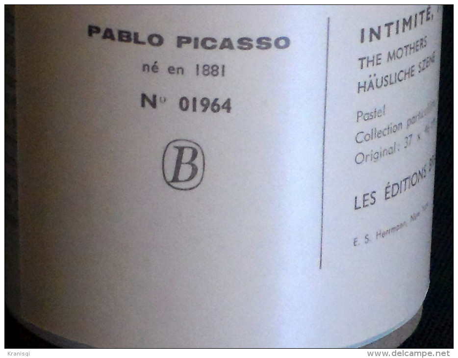 Pablo Picasso, Intimité , 1903 / 1904 - Autres & Non Classés