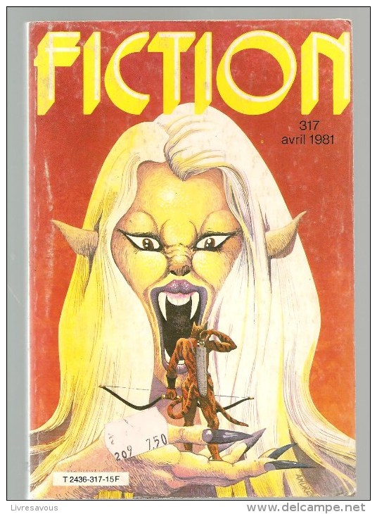 Science Fiction Fiction N°317 D´avril 1981 Nouvelles Editions OPTA - Opta