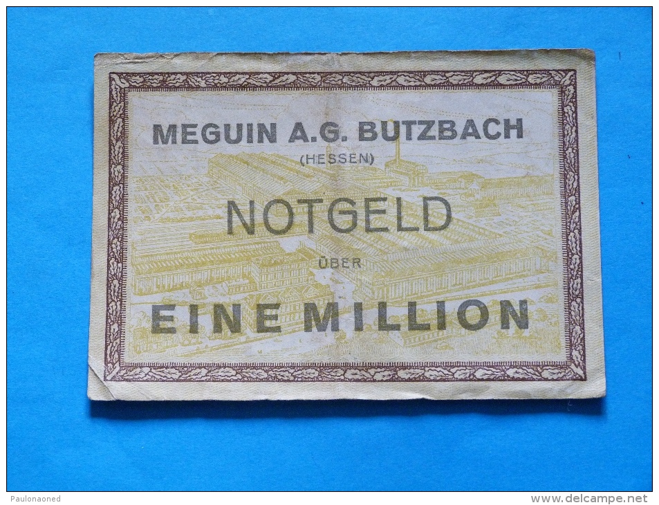 GERMANY  1 MILLION  MARK   1923 - 1 Miljoen Mark
