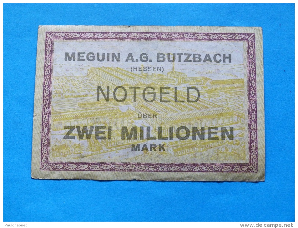 GERMANY  2 MILLIONEN  MARK   1923 - 1 Mio. Mark