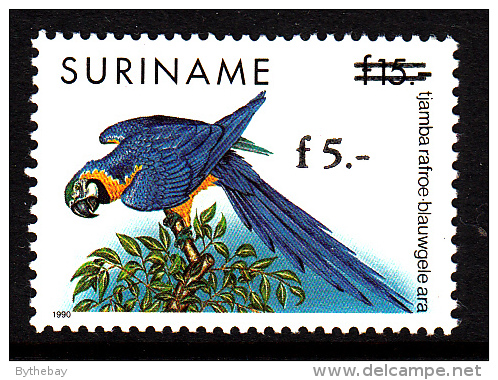 Surinam MNH Scott #964 Surcharge 5g On 15g Parrot - Surinam