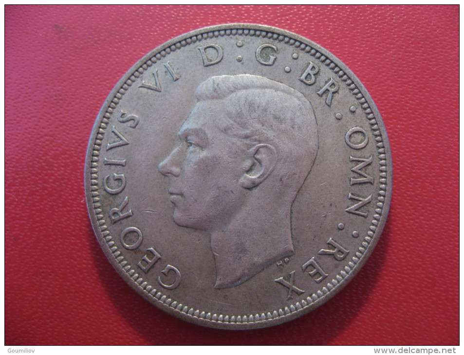 Grande-Bretagne - UK - Half Crown 1946 George VI 4960 - K. 1/2 Crown