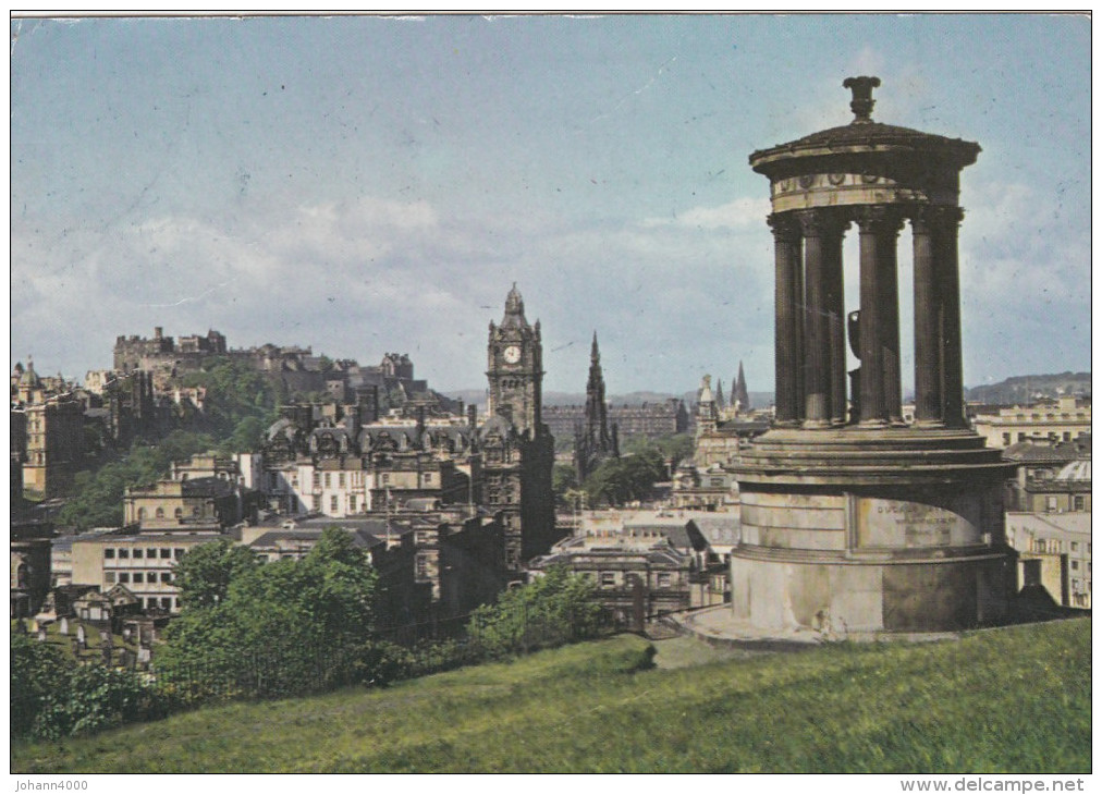 Schottland Edinburgh And The Castle - Midlothian/ Edinburgh