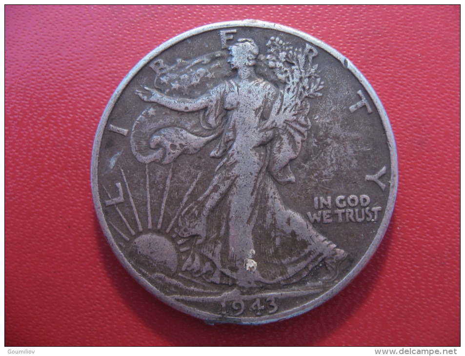 Etats-Unis - USA - Half Dollar 1943 Walking Liberty 4904 - 1916-1947: Liberty Walking