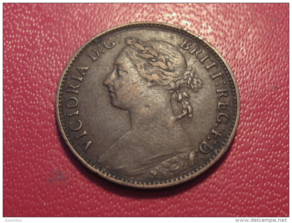 Grande-Bretagne - UK - Farthing 1893 Victoria 4113 - B. 1 Farthing