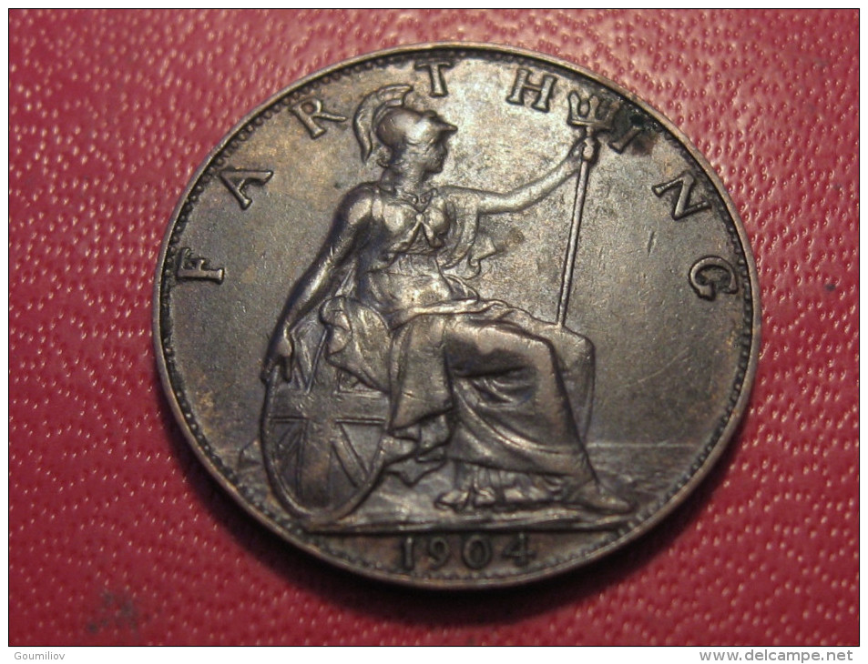 Grande-Bretagne - UK - Farthing 1904 Edward VII 4125 - B. 1 Farthing