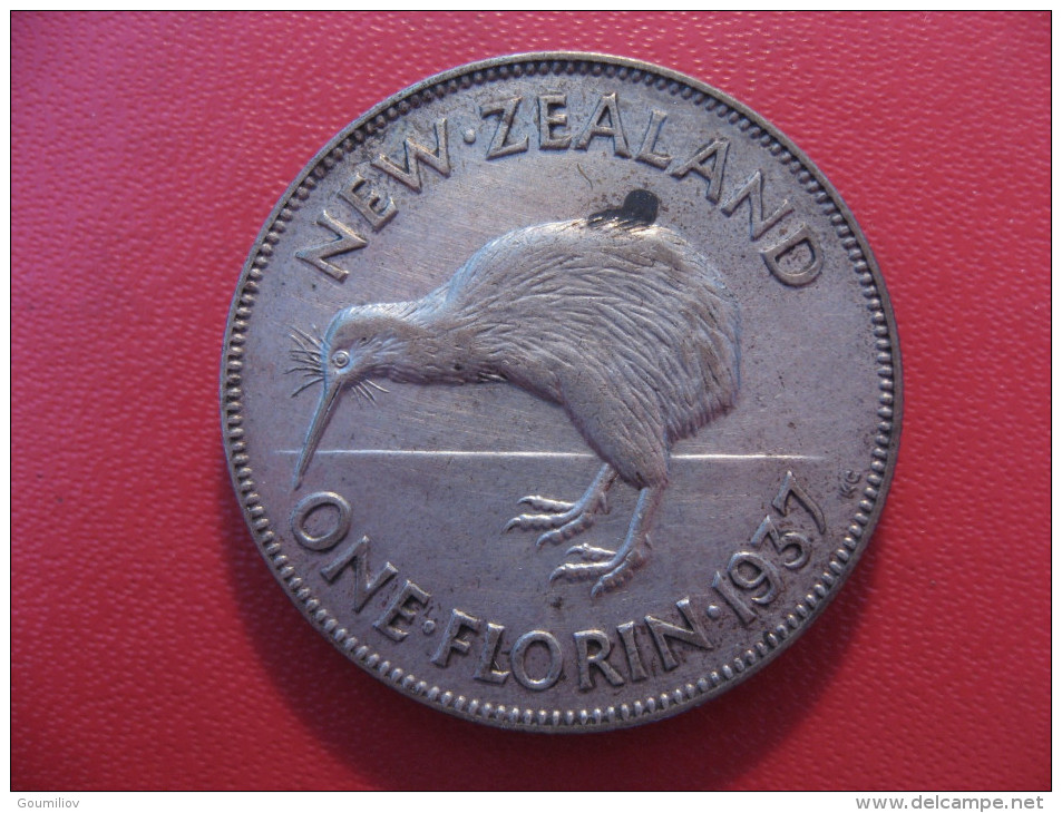 Nouvelle-Zélande - One Florin 1937 George VI 5665 - Neuseeland