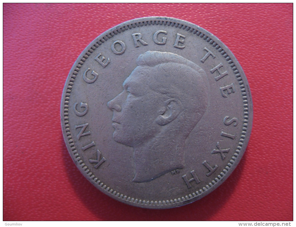 Nouvelle-Zélande - One Florin 1950 George VI 5657 - New Zealand