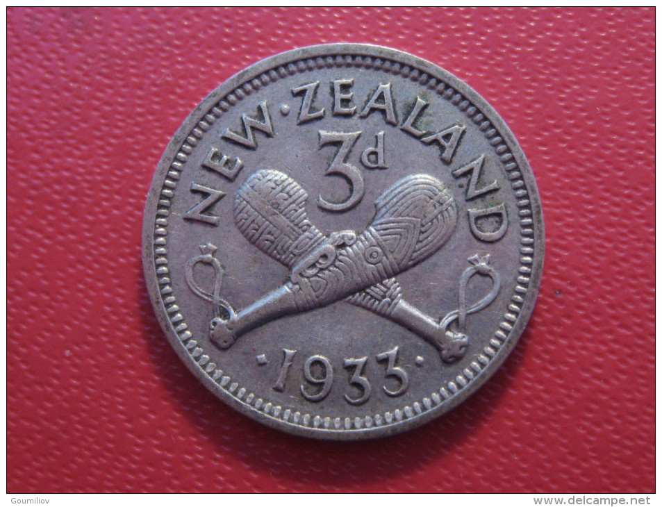 Nouvelle-Zélande - 3 Pence 1933 George V 5583 - New Zealand