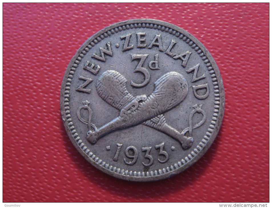 Nouvelle-Zélande - 3 Pence 1933 George V 5588 - New Zealand