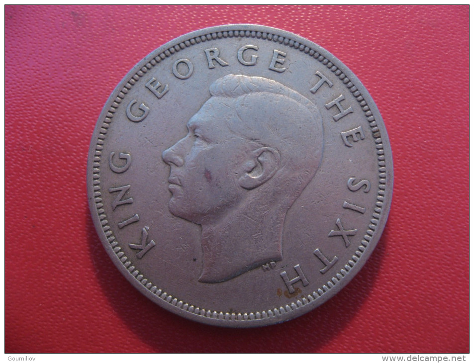 Nouvelle-Zélande - Half Crown 1950 George VI 5612 - Nouvelle-Zélande